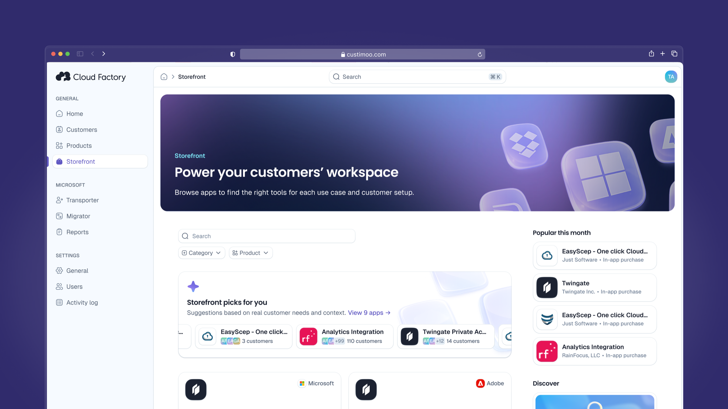 Component library overview